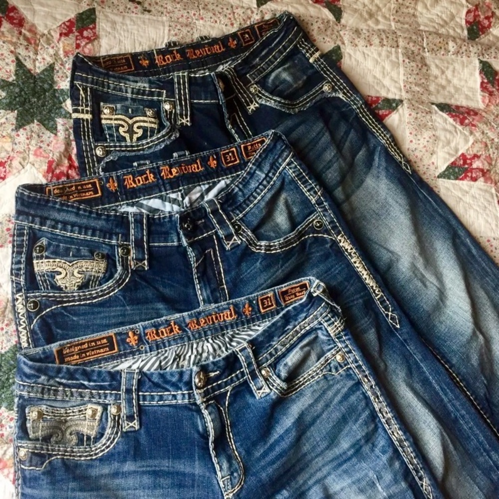 Rock revival jeans